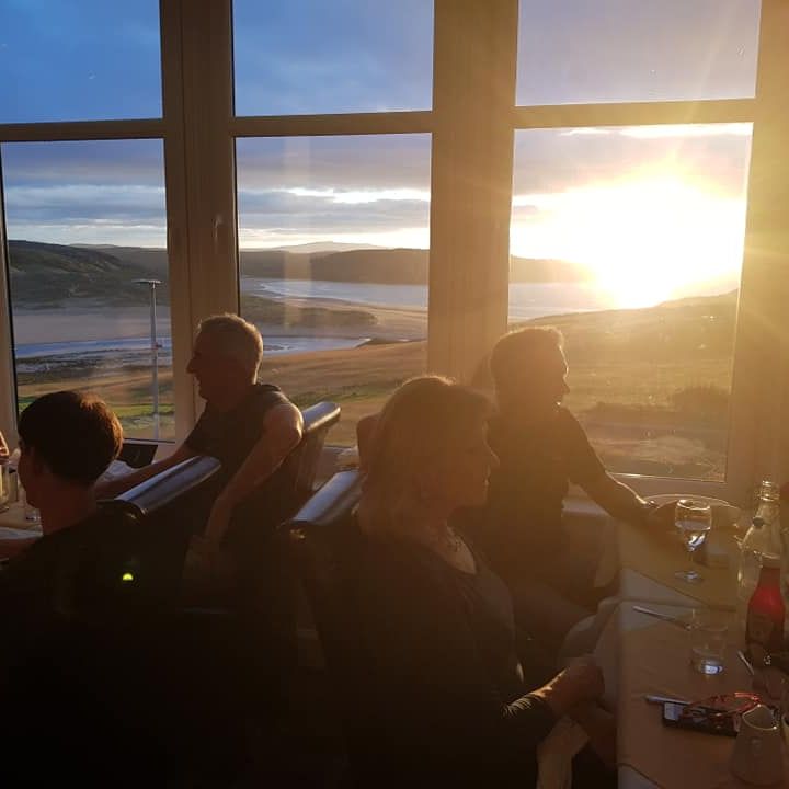 picture of sunset at bettyhill