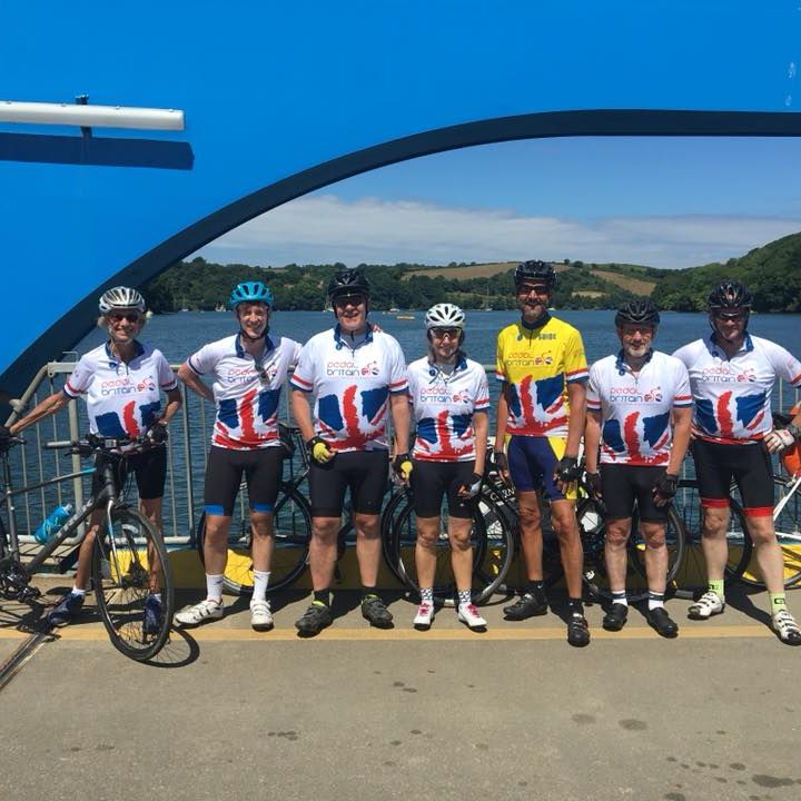 LEJOG Cyclists on King Harry Ferry